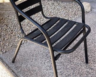 Patio Table & 4 Chairs 36x22x22in HxWxD