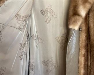 Vintage Leather/Fur Jerome Wolk Coat Jacket