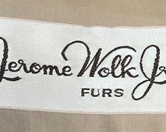 Vintage Leather/Fur Jerome Wolk Coat Jacket