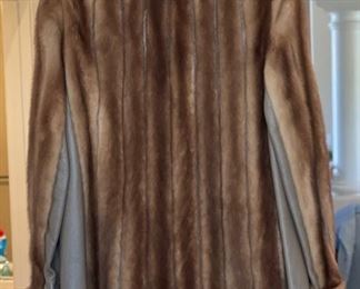 Vintage Leather/Fur Jerome Wolk Coat Jacket