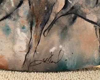 *Original* Art Ethan Deuel Cave Painting 48 in diameter