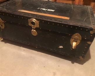 Vintage travel trunk