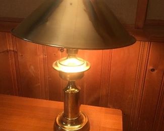 brass lamp