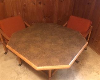 Top view of game table