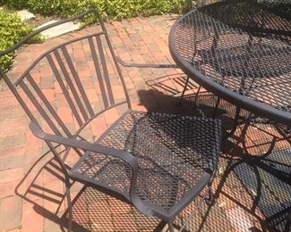 Another view of the patio chairs