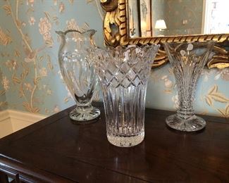 Large Waterford vases – new