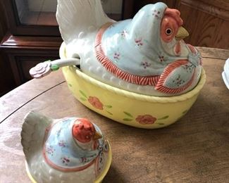 Fitz and Floyd soup terrine and covered dish