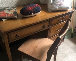 Student desk with chair