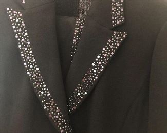 St. John evening knitwear jacket and pants