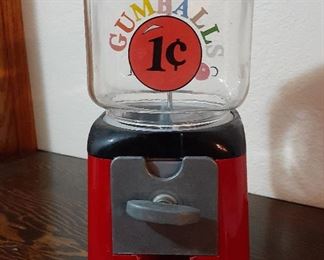 Vintage 1 cent gumball machine