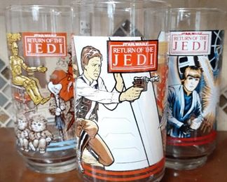 Return of the Jedi collectible tumblers 