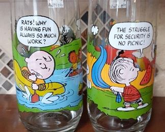Peanuts collectible tumblers 