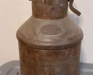 Vintage Standard Oil galvanized can