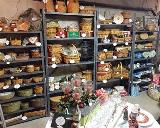 Large Longaberger collection, including several pieces I have never seen before