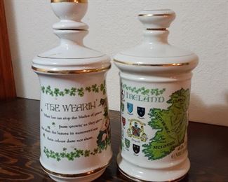 Vintage liquor decanters