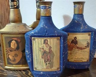 Vintage liquor decanters