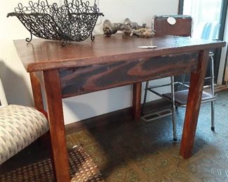 Primitive pine table 