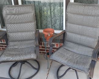 Patio chairs
