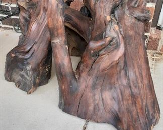 Driftwood coffee table base