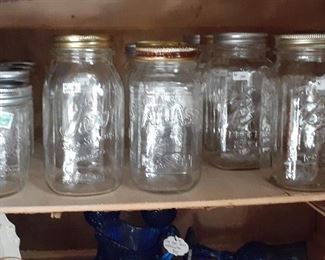 Vintage Kerr, Atlas and Ball Mason jars