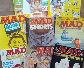 Vintage Mad magazines