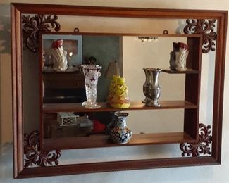Mirrored wall curio