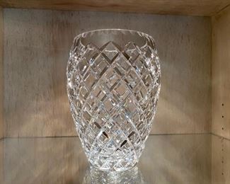 Ceska crystal vase