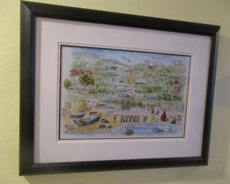 Print, by a well known artist in the UK Toni Brooks