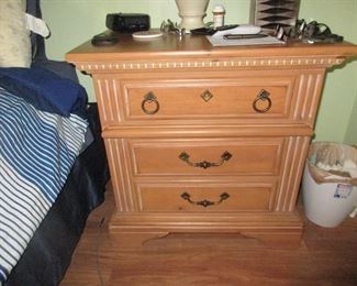 Nice Heavy Chest with Matching Night Stands