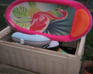 Pool Box Sold but there are several pool toys 