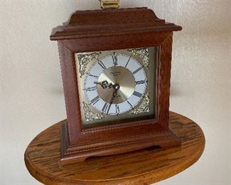 #6	misc	Strausbourg Manor Carriage Quartz Battery Op Chime Mantel Clock with Oak Wood - 10x5.5x15	 $ 30.00 