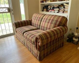 #16	misc	LazyBoy Plaid Loveseat 63"	 $ 100.00 