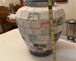 #76		Tile-look Plant Vase - 12x15	 $ 20.00 