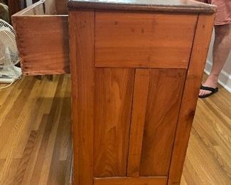 #46		Chest of drawers - 3 drawers - 28x15x32 as is finish	 $ 55.00 