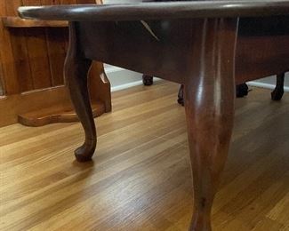 #80		Laminate Oval Coffee Table - 50x24x16	 $ 25.00 