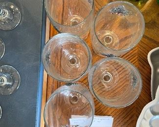 #61		Christmas Tree Wine Glasses - Set of 5	 $ 15.00 