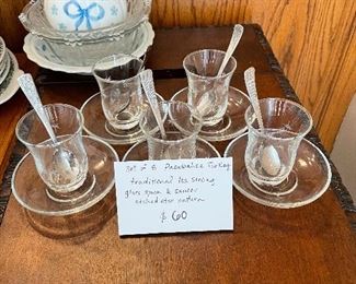 #62		Pasabahce Turkey - Traditional Tea Serving - Set of 5	 $ 60.00 