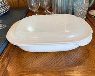 #65		CorningWare 3qt Simplylite Glass Bakeware w/Lid - Rare	 $ 35.00 