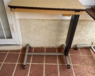 #91		Automatic Overbed Table - with slide top *heavy*	 $ 50.00 