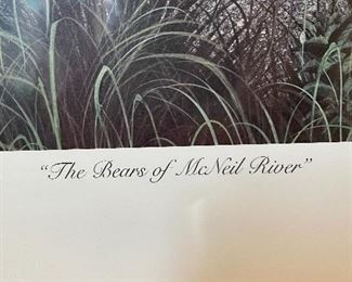 #102	Art	Ed Tussey - "The Bears of McNeil River" 1991 Signed Lim. Ed. 567/950 - 18 1/4 x 27 - Still Wrapped	 $ 150.00 
