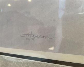 #105	Art	Ann Hanson - "Cow-Mooflage" (Udderly Hidden) - Signed 1992 Low Edition 56/600 - 42.5x22	 $ 50.00 