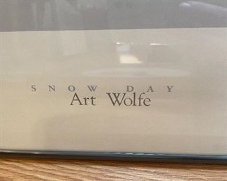 #108	Art	Art Wolfe - Snow Day Print (Polar Bears) - 32x24	 $ 20.00 
