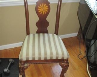 Inlaid Accent Chairs