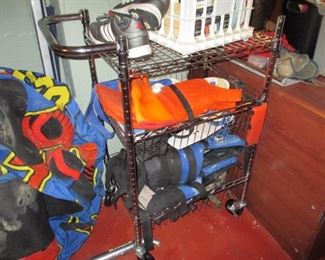 Rolling Beverage Cart