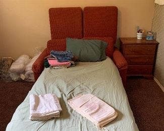 Twin hideaway bed love seat