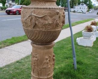 Large Carved Stone Portland Planter Estimate $600-$900
