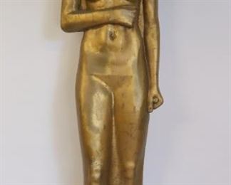 Large Gilt Egyptian Style Figure Of Cleopatra (OVER TEN FEET)   Estimate $800-$1,000