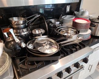 All-clad pots and pans