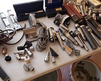 Nice collection of vintage microphones