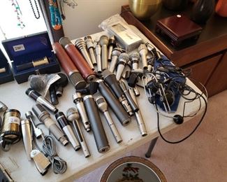 Nice collection of vintage microphones